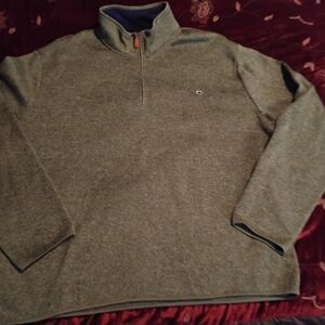 Crown & Ivy Men's Gray Zip-Up Sweater
